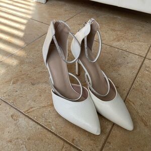 Elegant White Women's Heels
